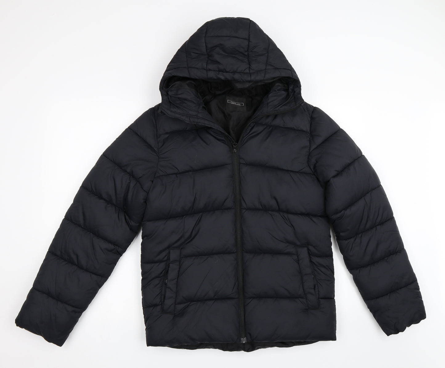NEXT Boys Black   Puffer Jacket Coat Size 14 Years