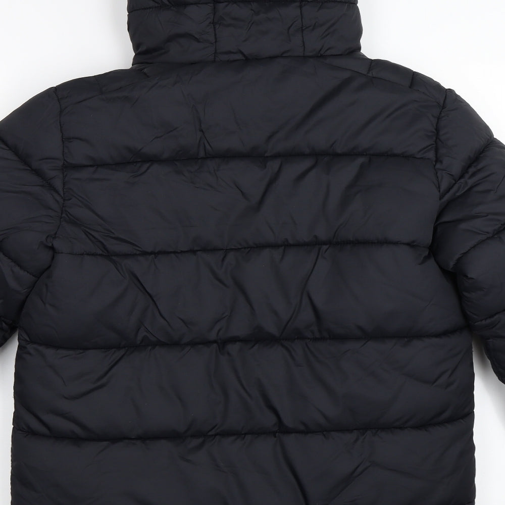 NEXT Boys Black   Puffer Jacket Coat Size 14 Years