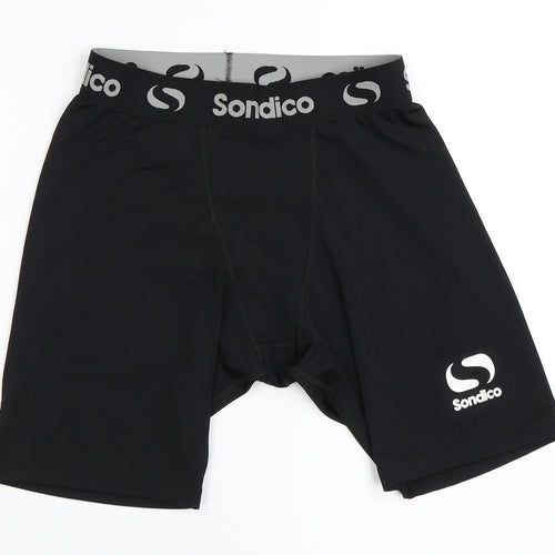 Sondico Mens Black   Compression Shorts Size M