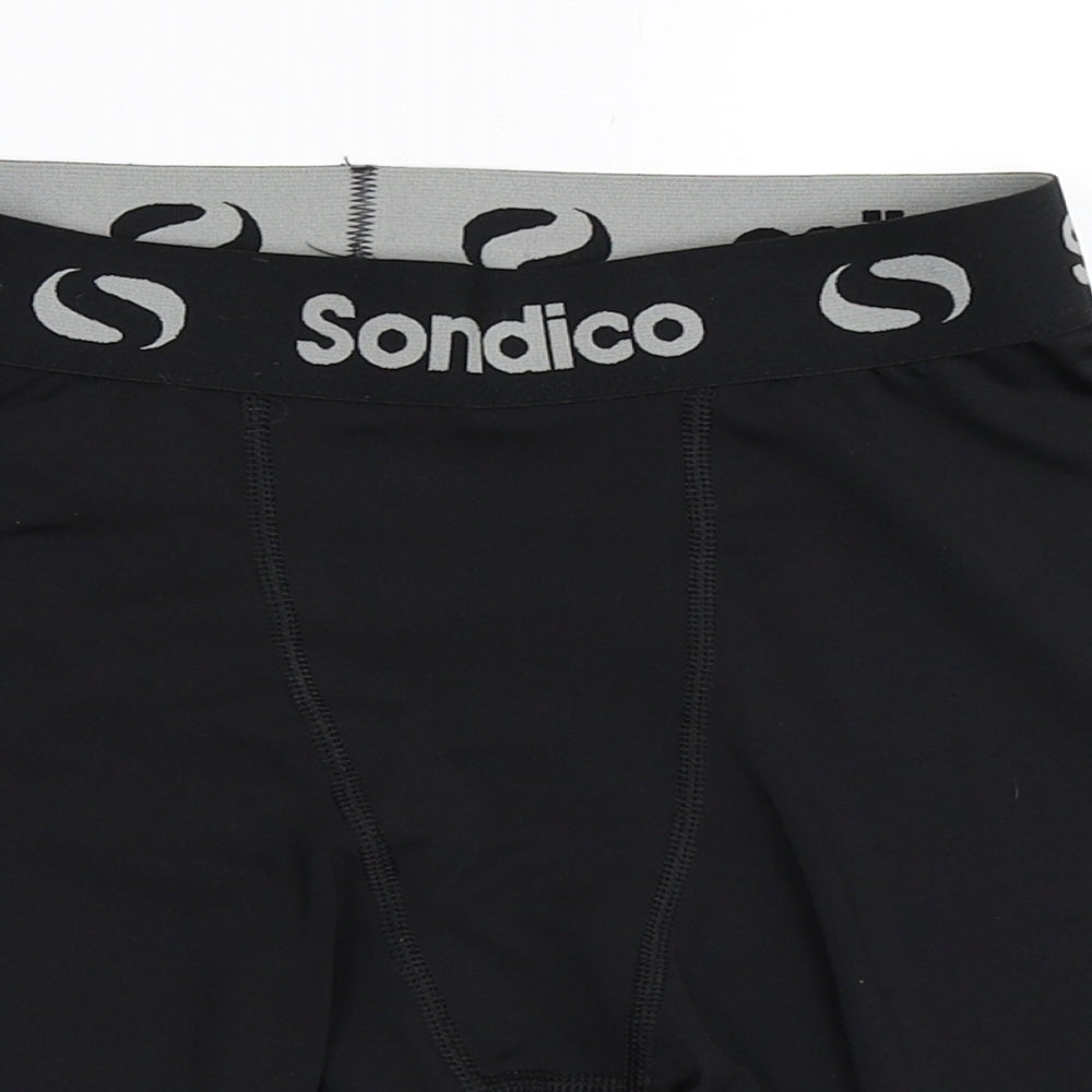 Sondico Mens Black   Compression Shorts Size M