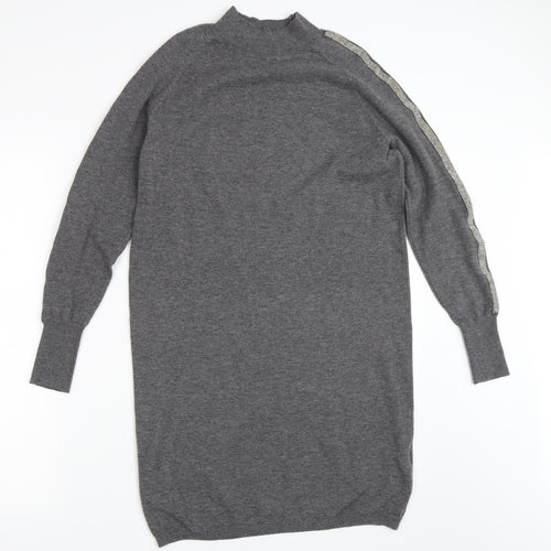 Primark Womens Grey   Jumper Dress  Size XS