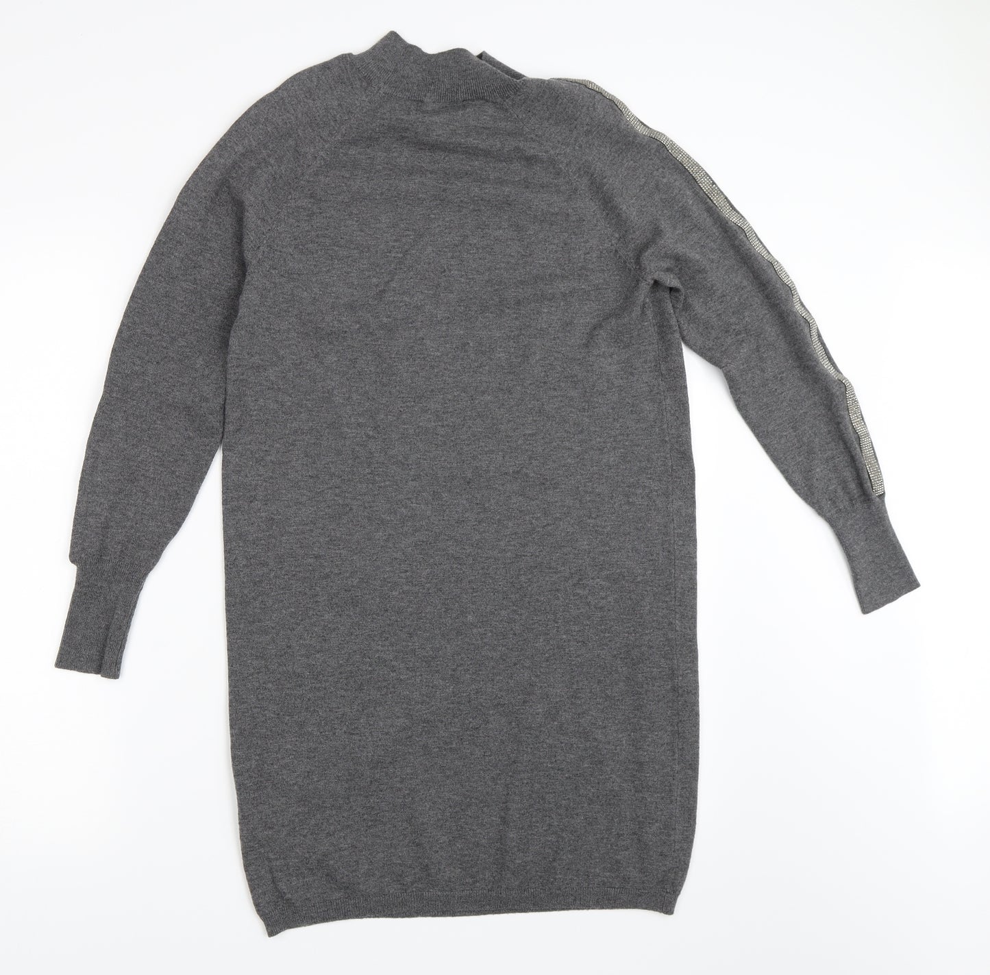 Primark Womens Grey   Jumper Dress  Size XS