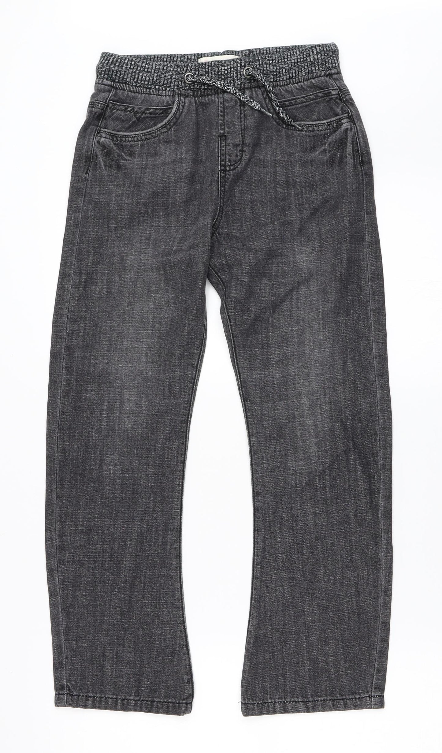 Matalan Boys Grey  Denim Straight Jeans Size 9 Years