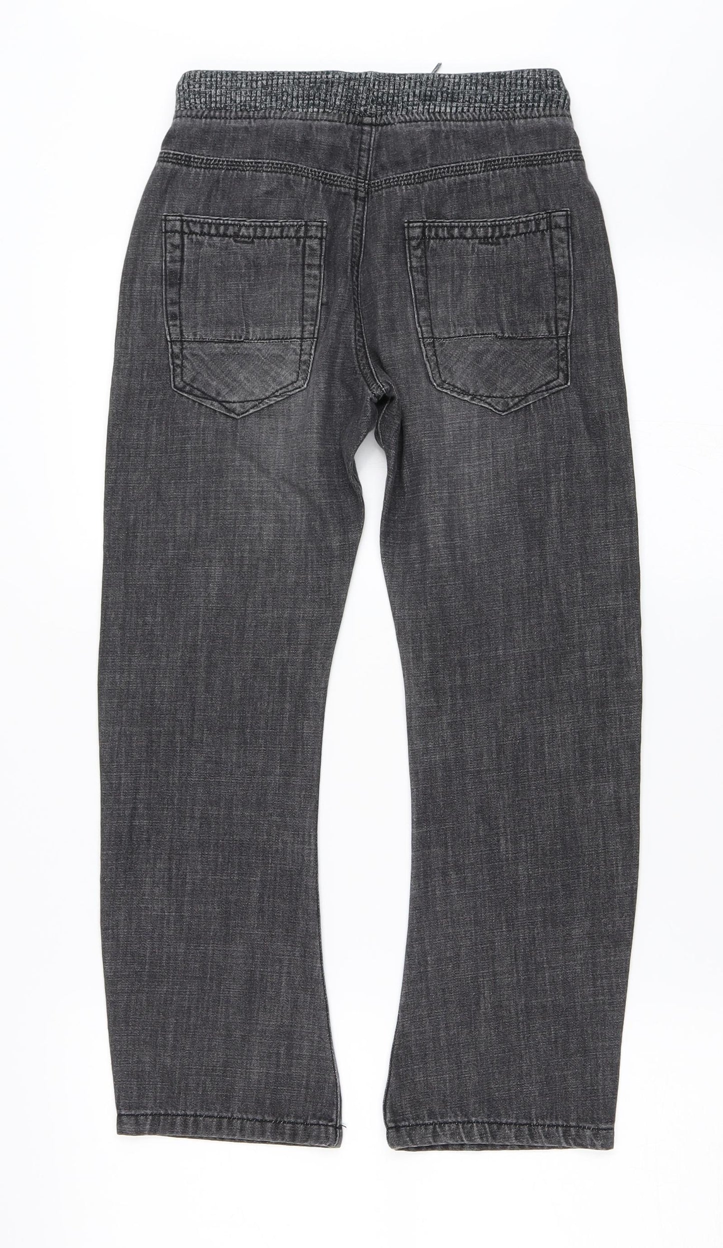 Matalan Boys Grey  Denim Straight Jeans Size 9 Years