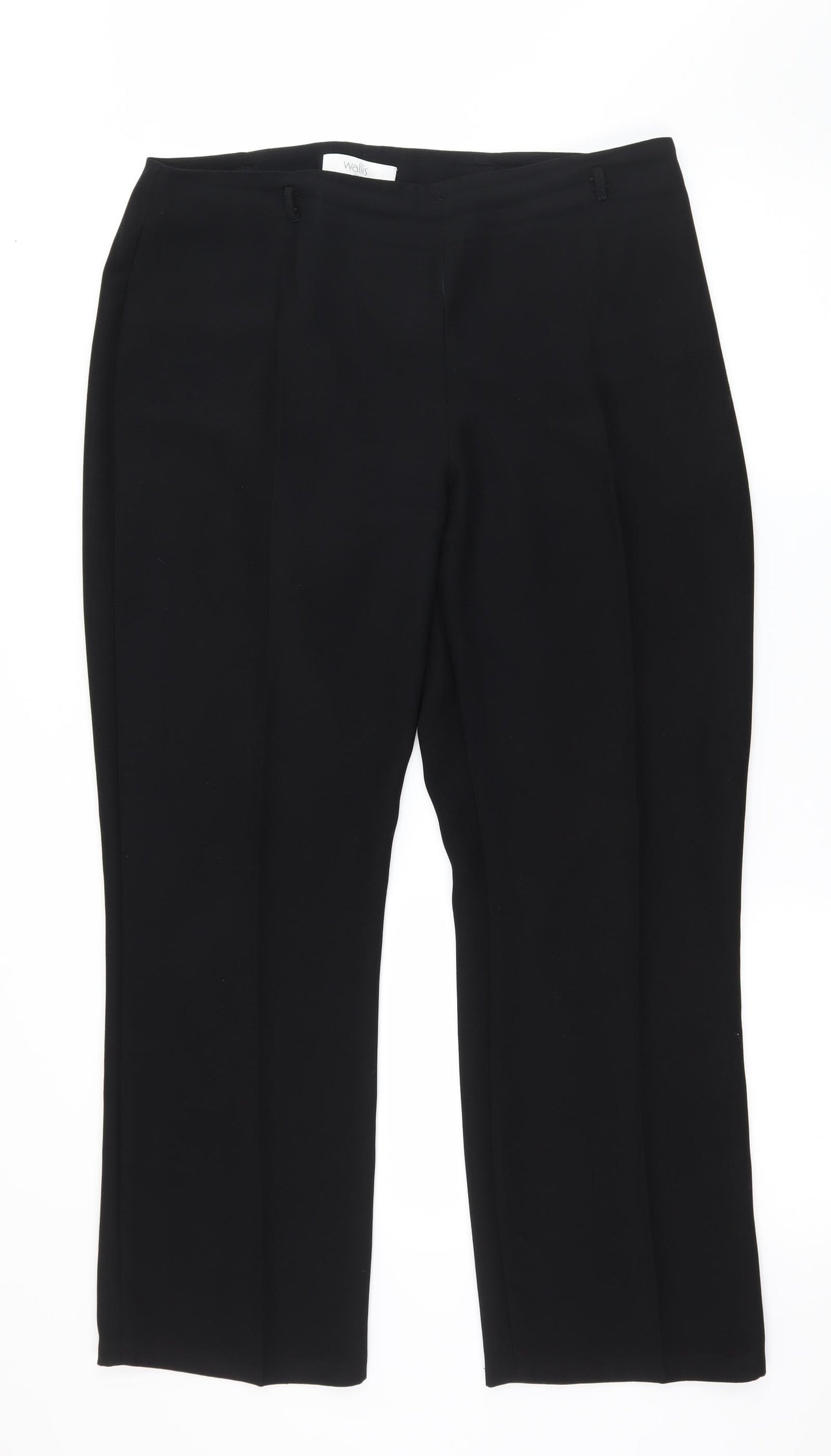 Wallis Womens Black   Trousers  Size 14 L26 in