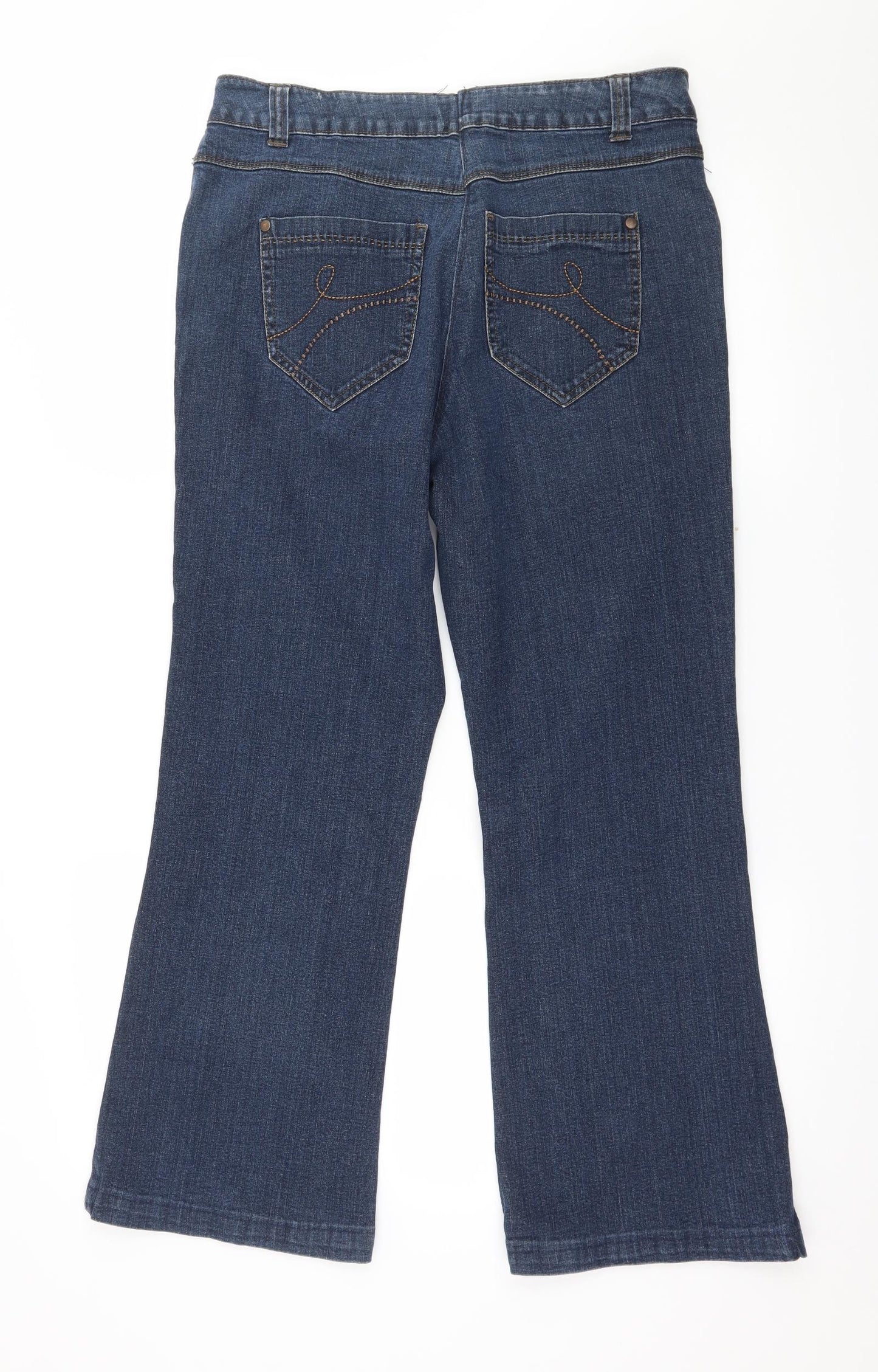 George Womens Blue   Bootcut Jeans Size 14 L27 in