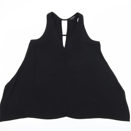 River Island Womens Black   Camisole Tank Size 8  - Cut out back