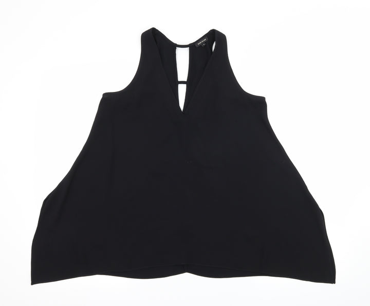 River Island Womens Black   Camisole Tank Size 8  - Cut out back