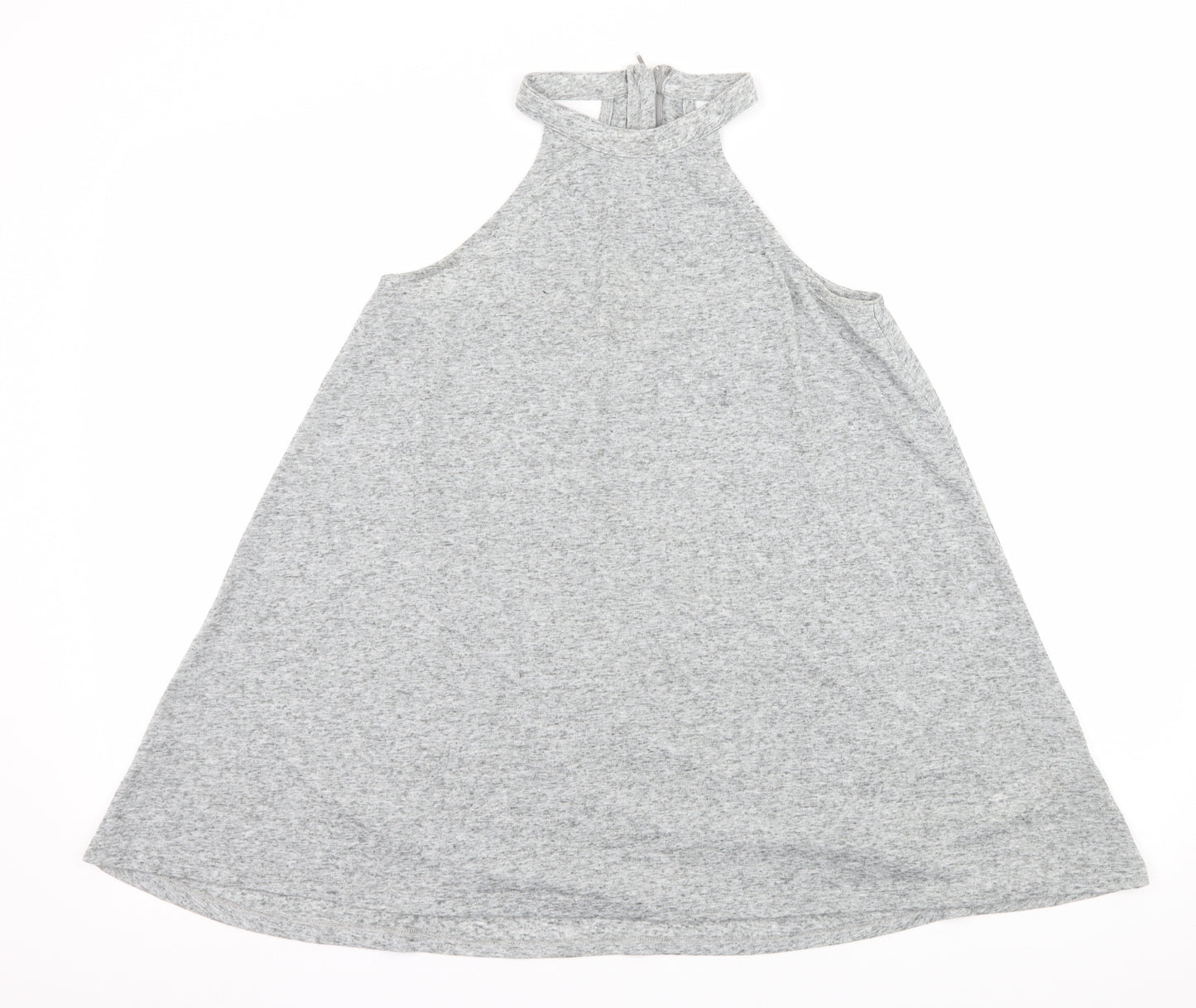 New Look Womens Grey  Jersey Basic Tank Size 6