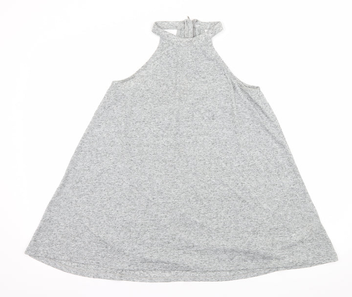 New Look Womens Grey  Jersey Basic Tank Size 6