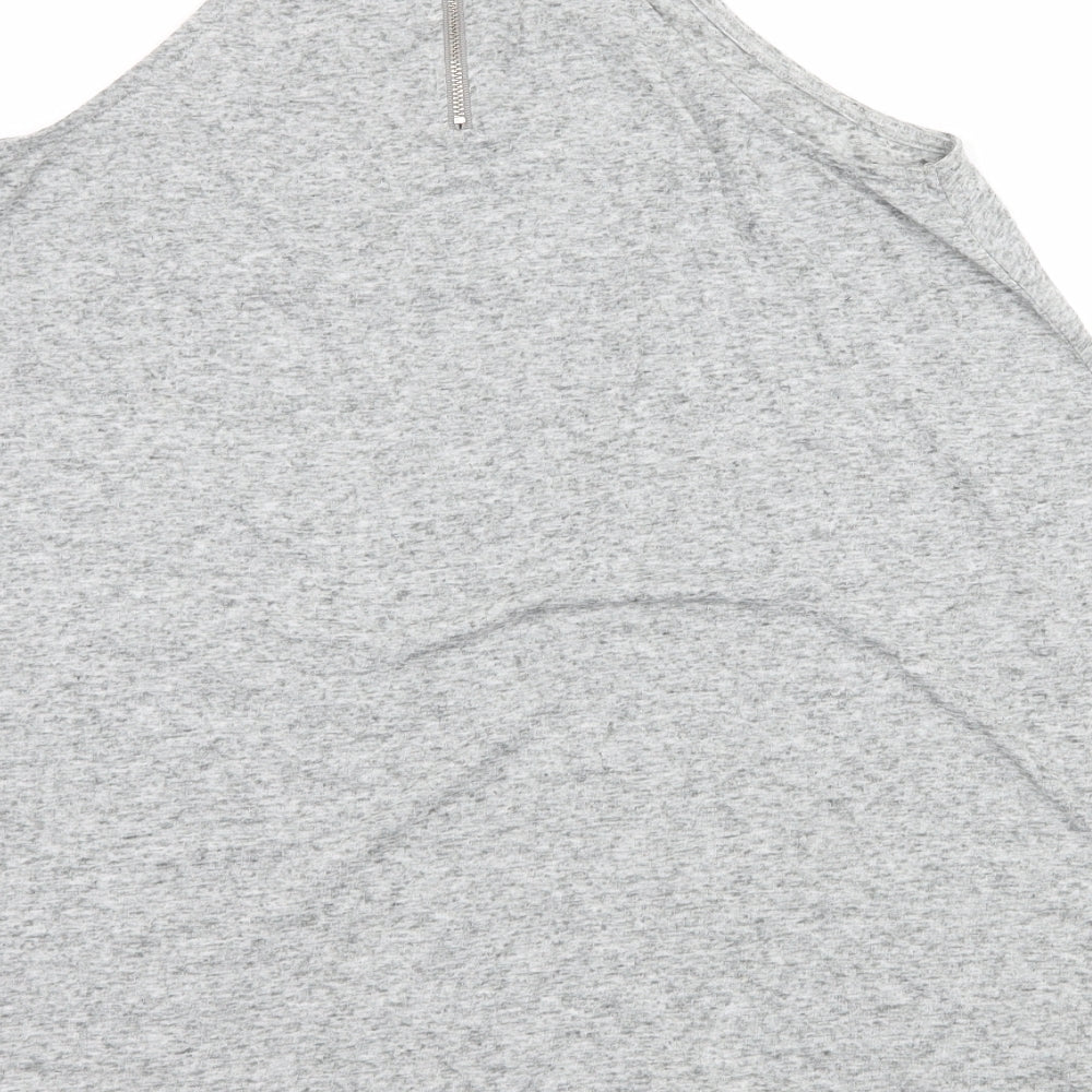 New Look Womens Grey  Jersey Basic Tank Size 6