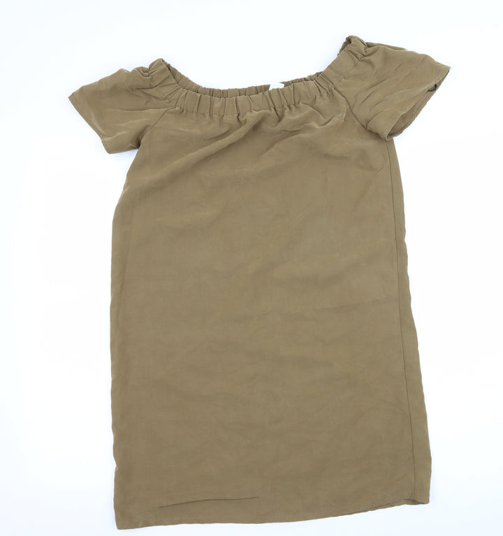 H&M Womens Brown A-Line Size 8