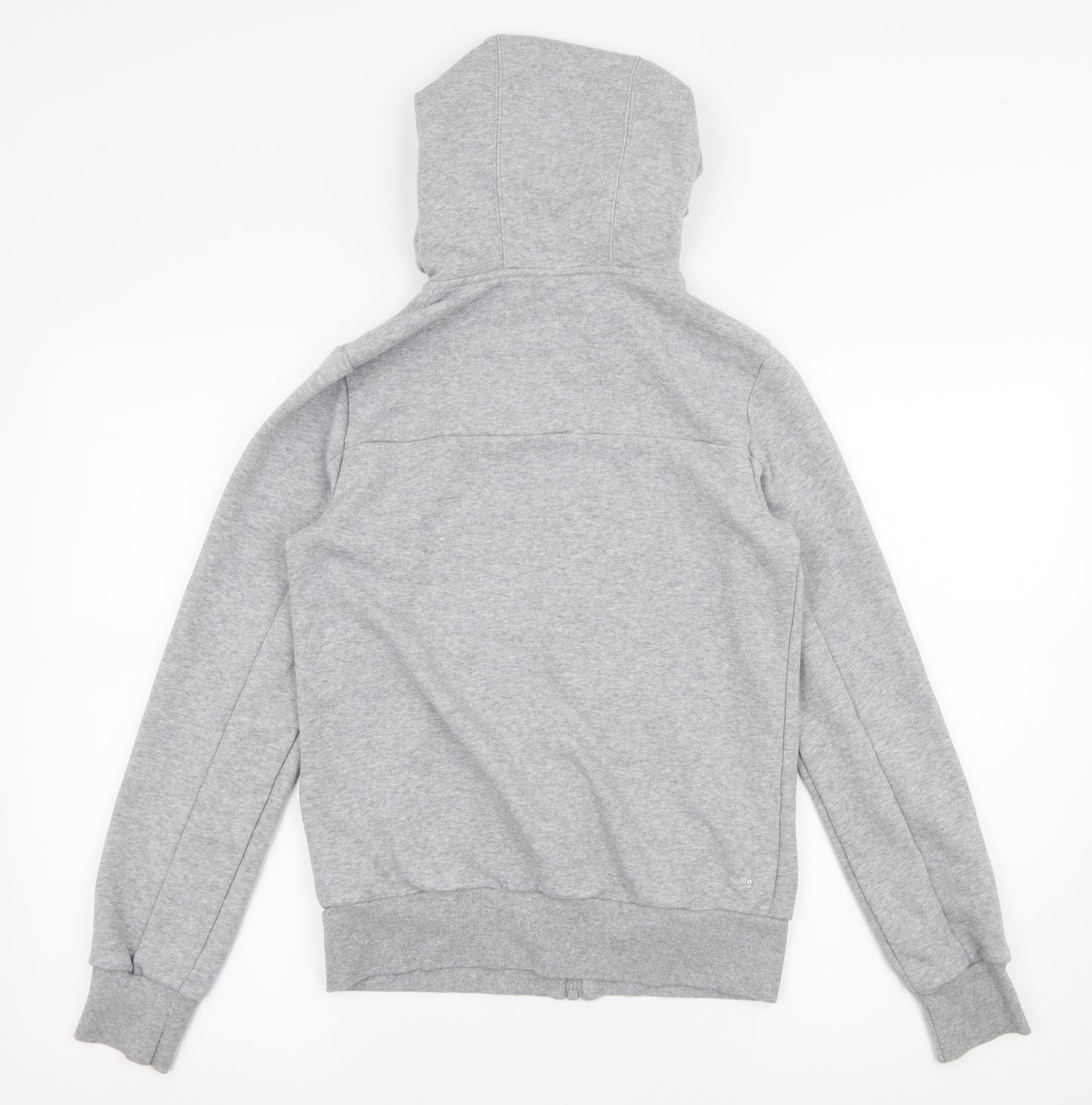 adidas Womens Grey  Jersey Full Zip Hoodie Size XS