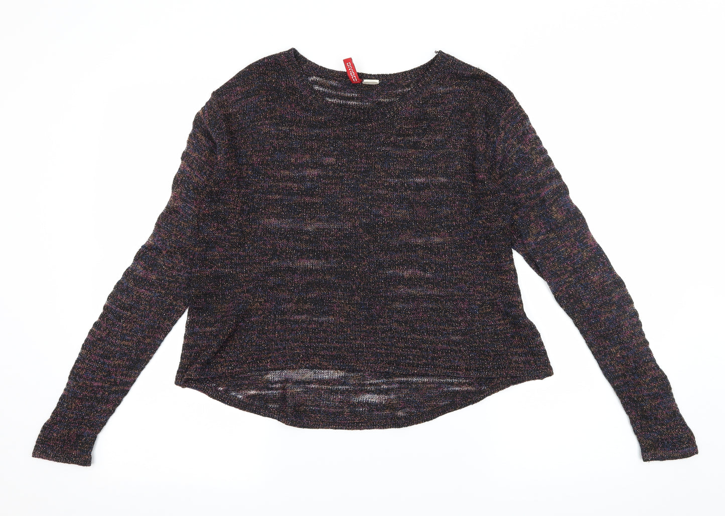H&M Womens Multicoloured  Knit Pullover Jumper Size M