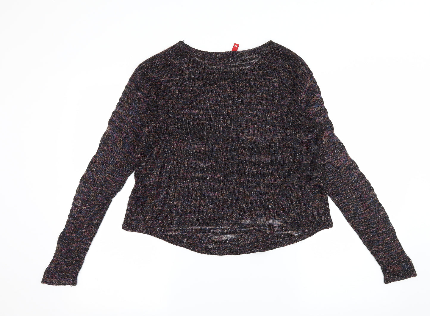 H&M Womens Multicoloured  Knit Pullover Jumper Size M