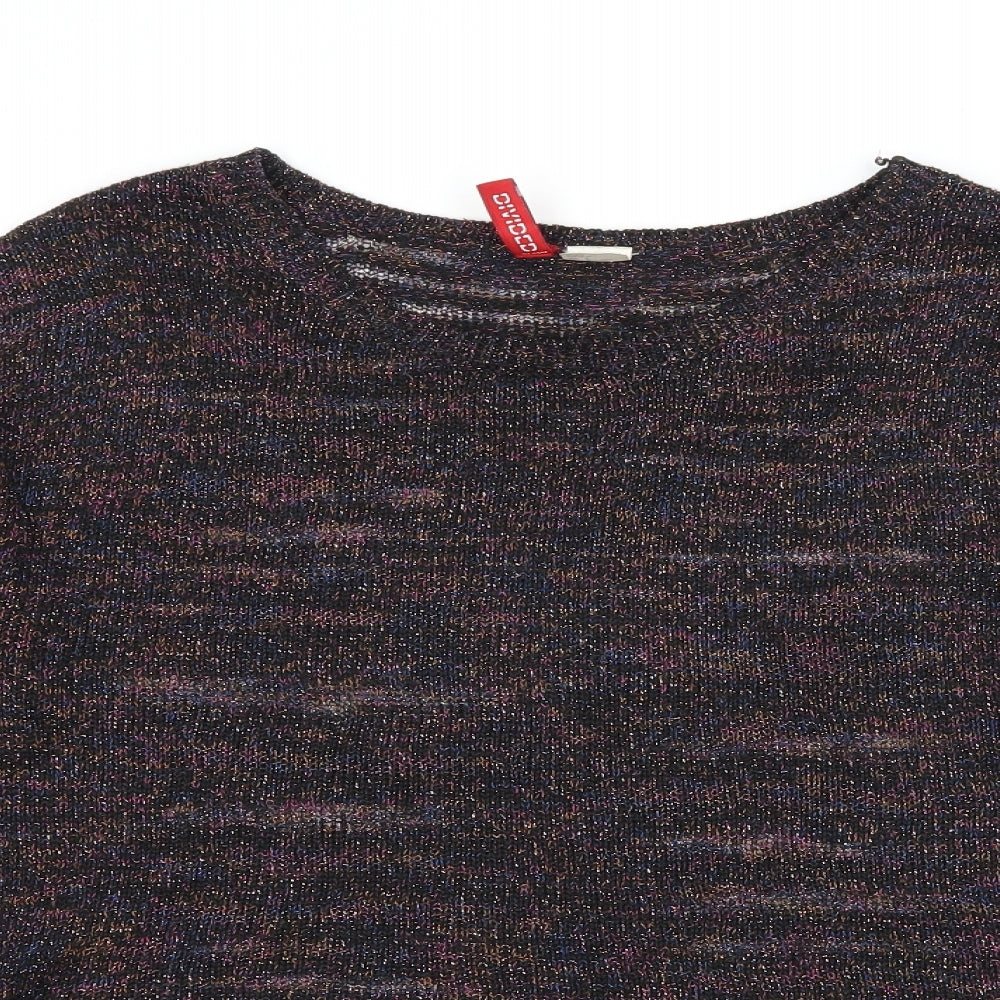 H&M Womens Multicoloured  Knit Pullover Jumper Size M