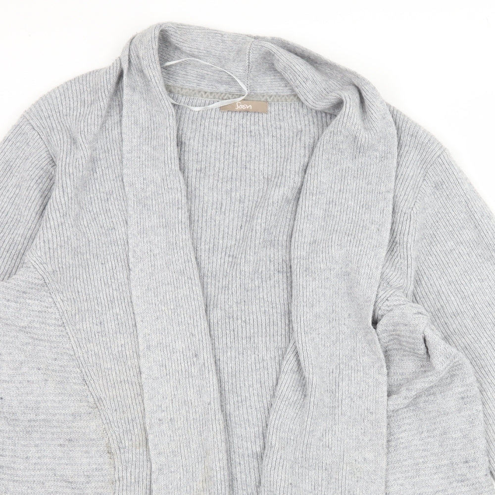 Soon Womens Grey  Knit Cardigan Jumper Size 18