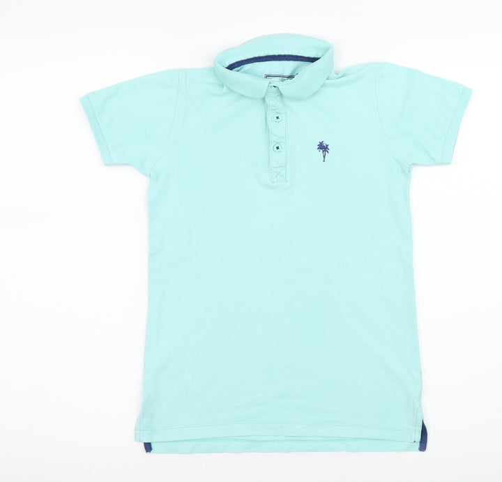 Matalan Boys Blue Jersey Basic T-Shirt Size 8 Years