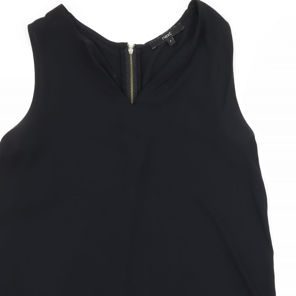 NEXT Womens Black   Basic Blouse Size 8