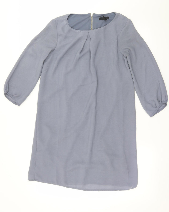 H&M Womens Grey  Chiffon A-Line  Size 4