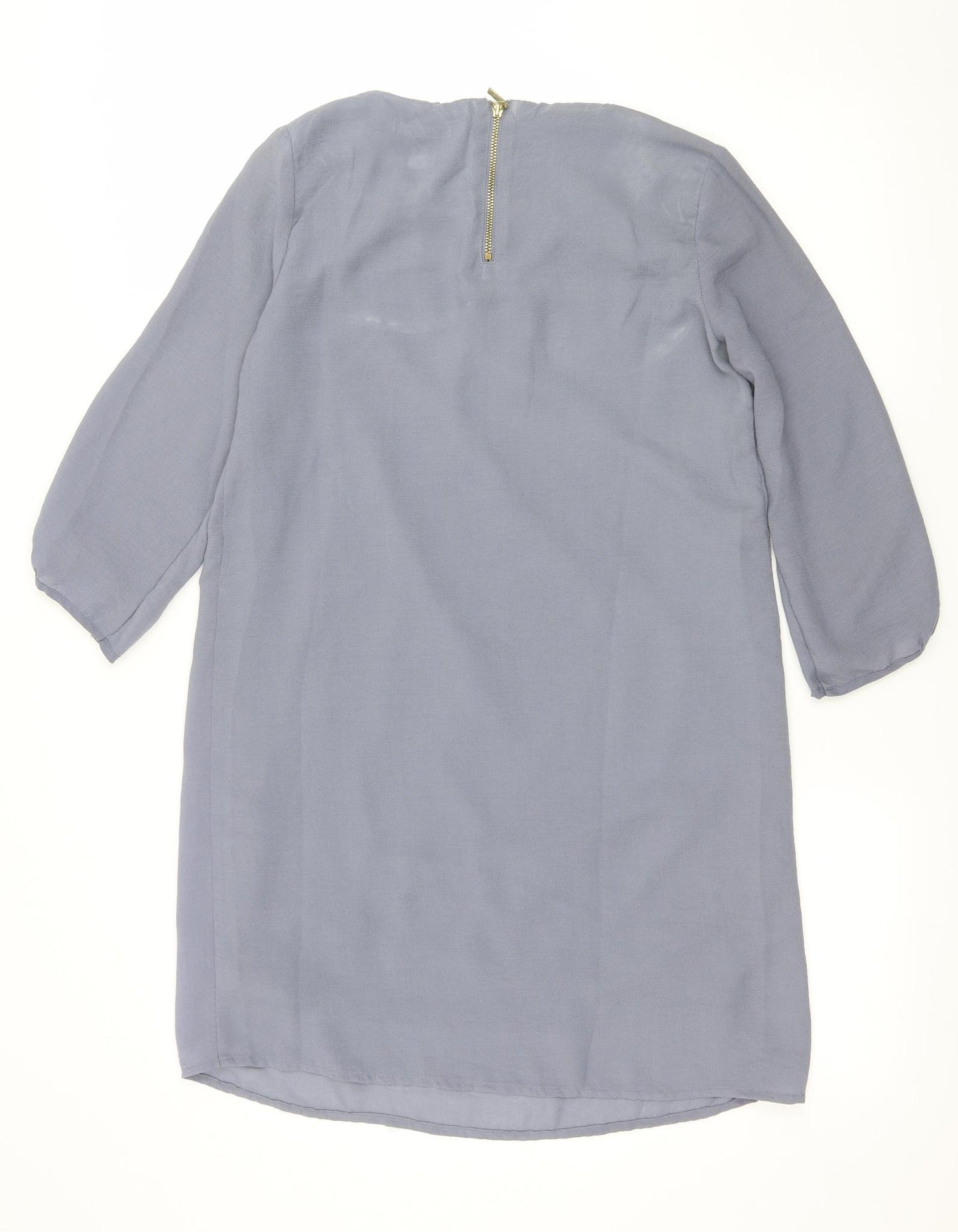 H&M Womens Grey  Chiffon A-Line  Size 4