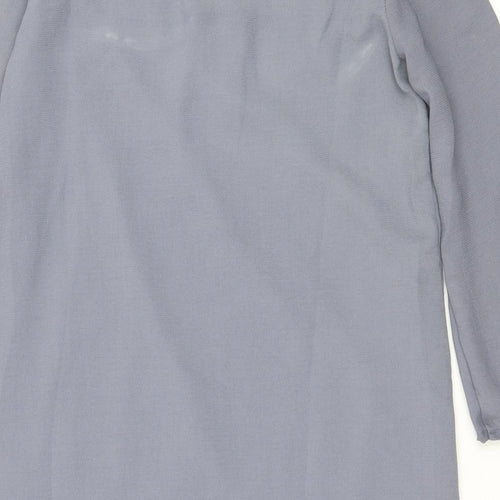 H&M Womens Grey  Chiffon A-Line  Size 4