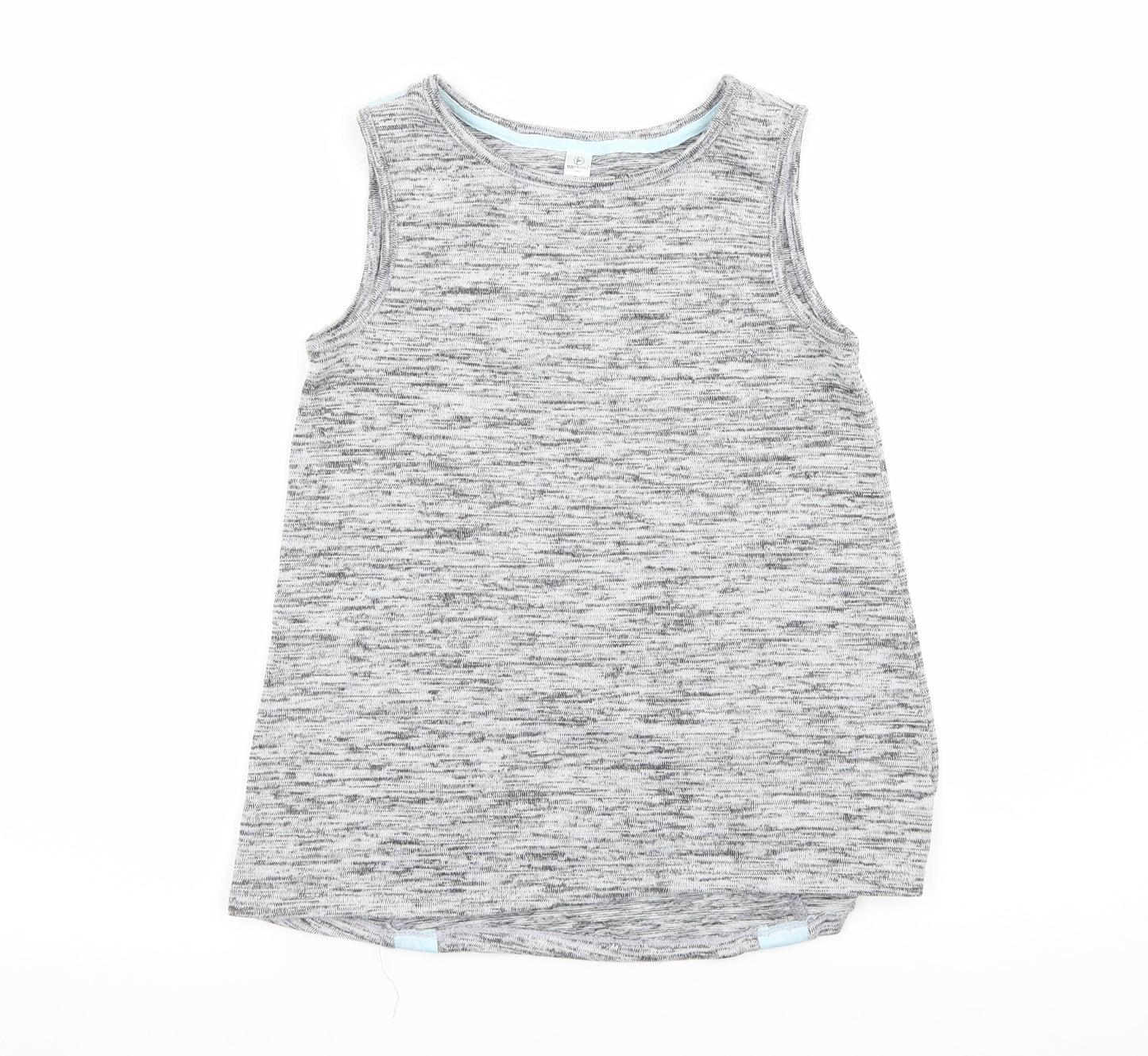 RElfex  Girls Grey  Jersey Basic T-Shirt Size 7-8 Years