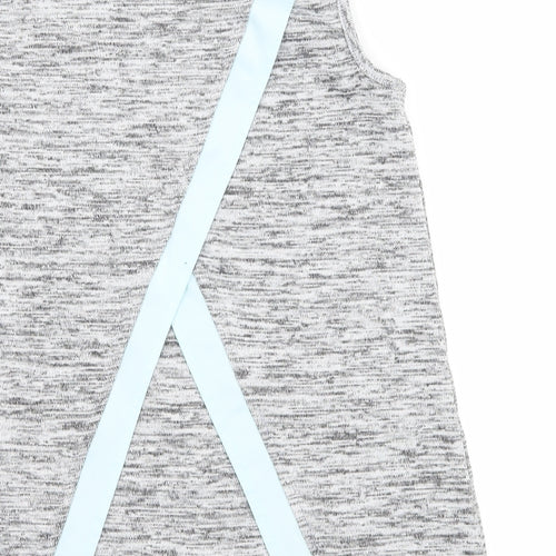 RElfex  Girls Grey  Jersey Basic T-Shirt Size 7-8 Years