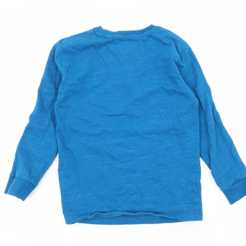 NEXT Boys Blue  Jersey Pullover Sweatshirt Size 6 Years  - Breakin