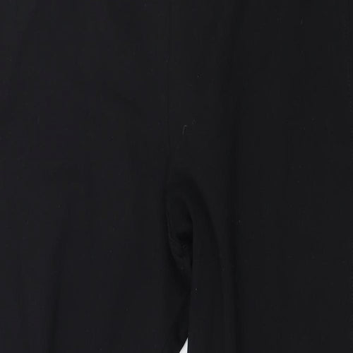 Bonmarché Womens Black  Jersey Capri Leggings Size 16 L25 in