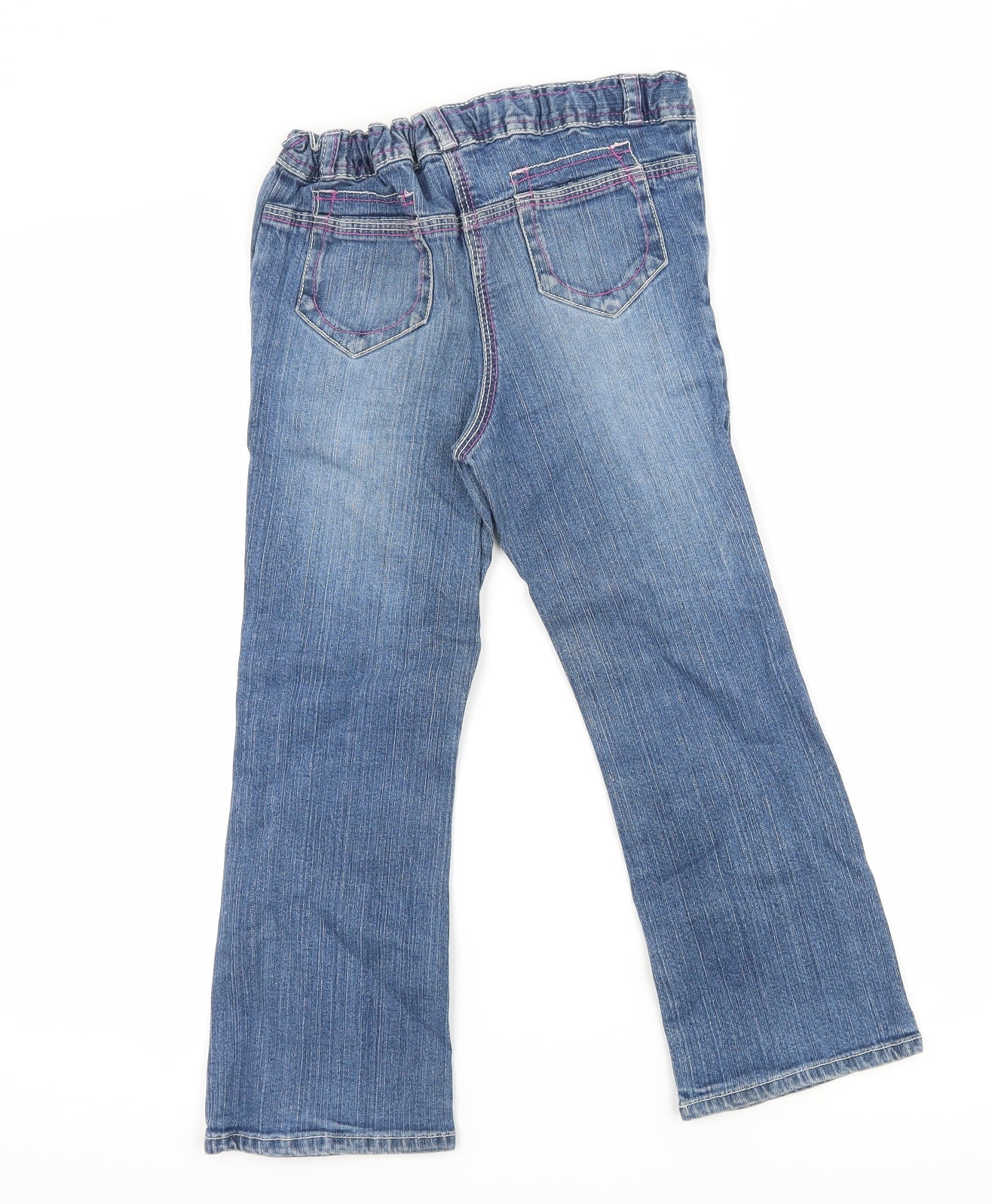 George Girls Blue  Denim Bootcut Jeans Size 5-6 Years