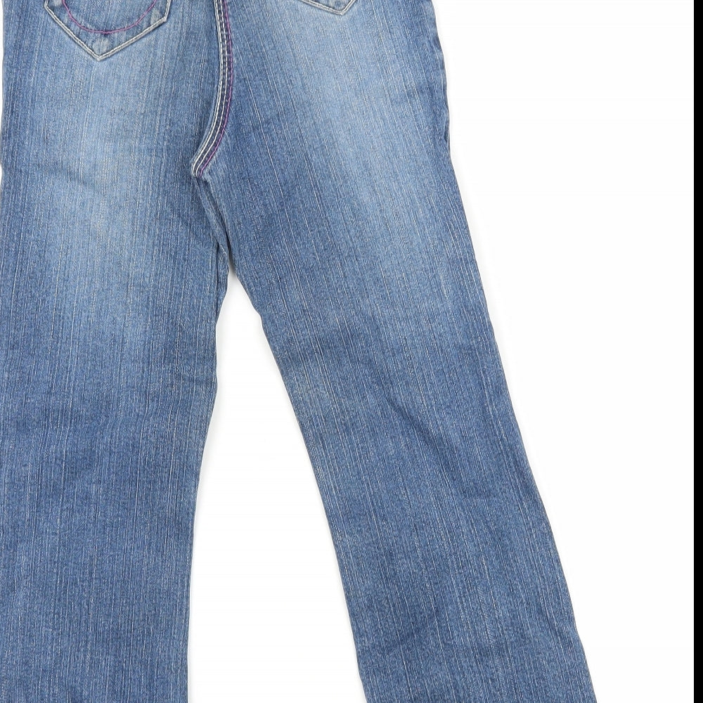 George Girls Blue  Denim Bootcut Jeans Size 5-6 Years