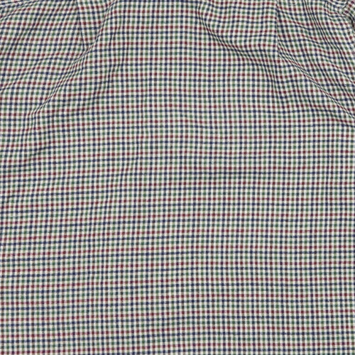 Tom Hagan Mens Beige Check   Button-Up Size M