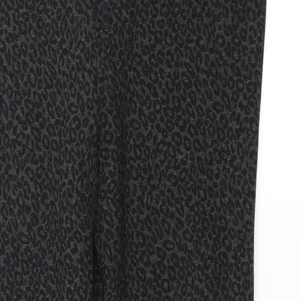 Marks and Spencer Womens Grey  Jersey Capri Leggings Size 12 L27 in