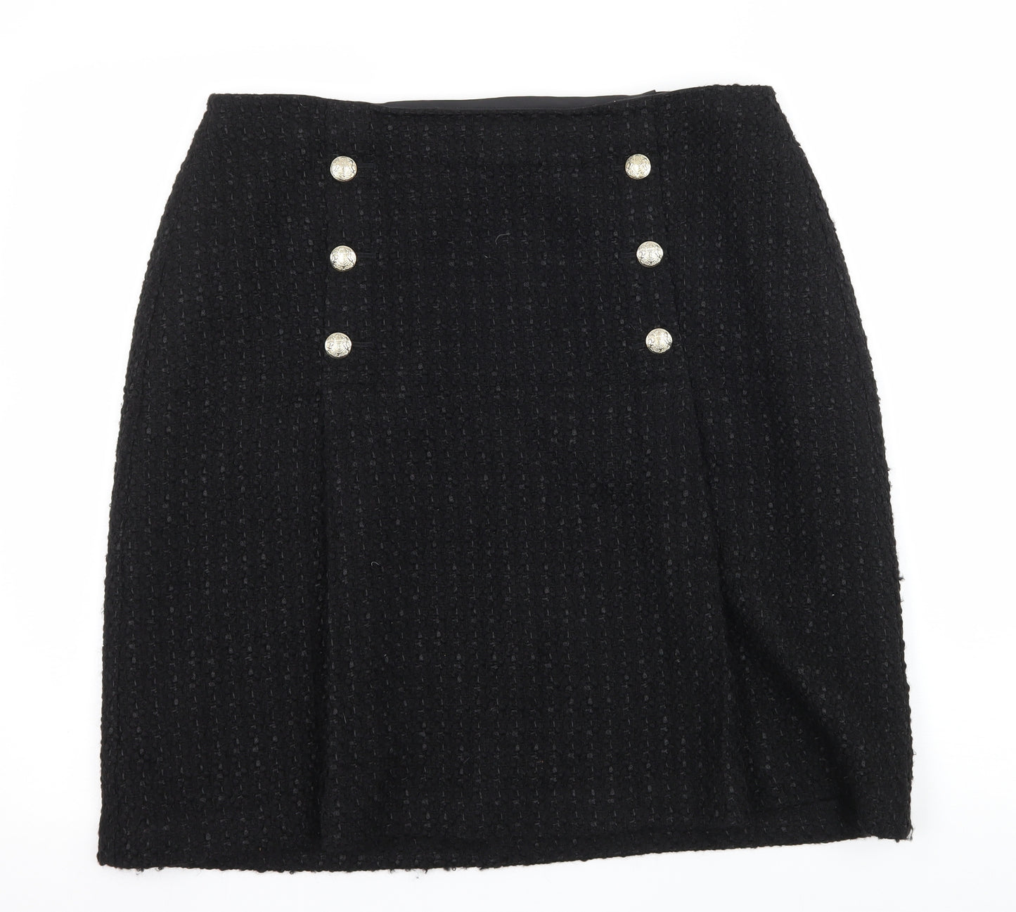 Marks and Spencer Womens Black   A-Line Skirt Size 16