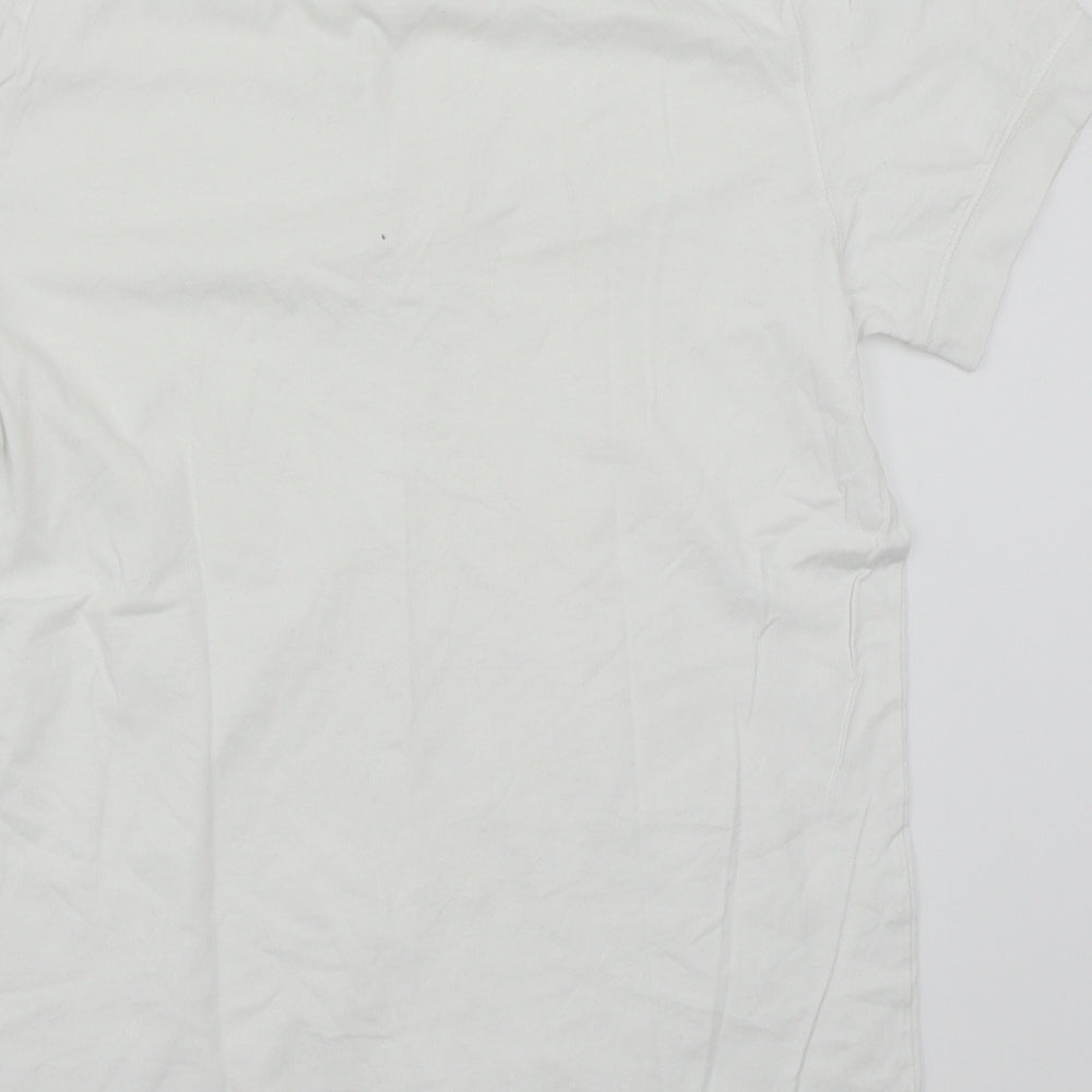 Abercrombie & Fitch Mens White    T-Shirt Size M