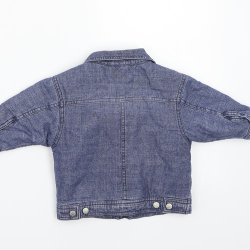Mini Club Boys Blue   Jacket Coat Size 6-9 Months
