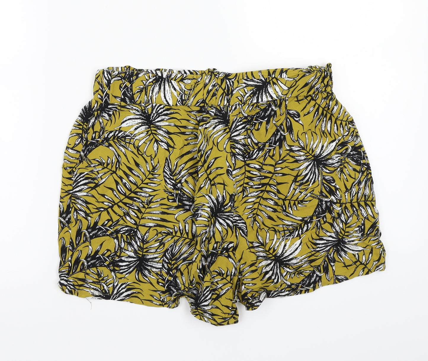 Primark Womens Green Floral  Bermuda Shorts Size 12