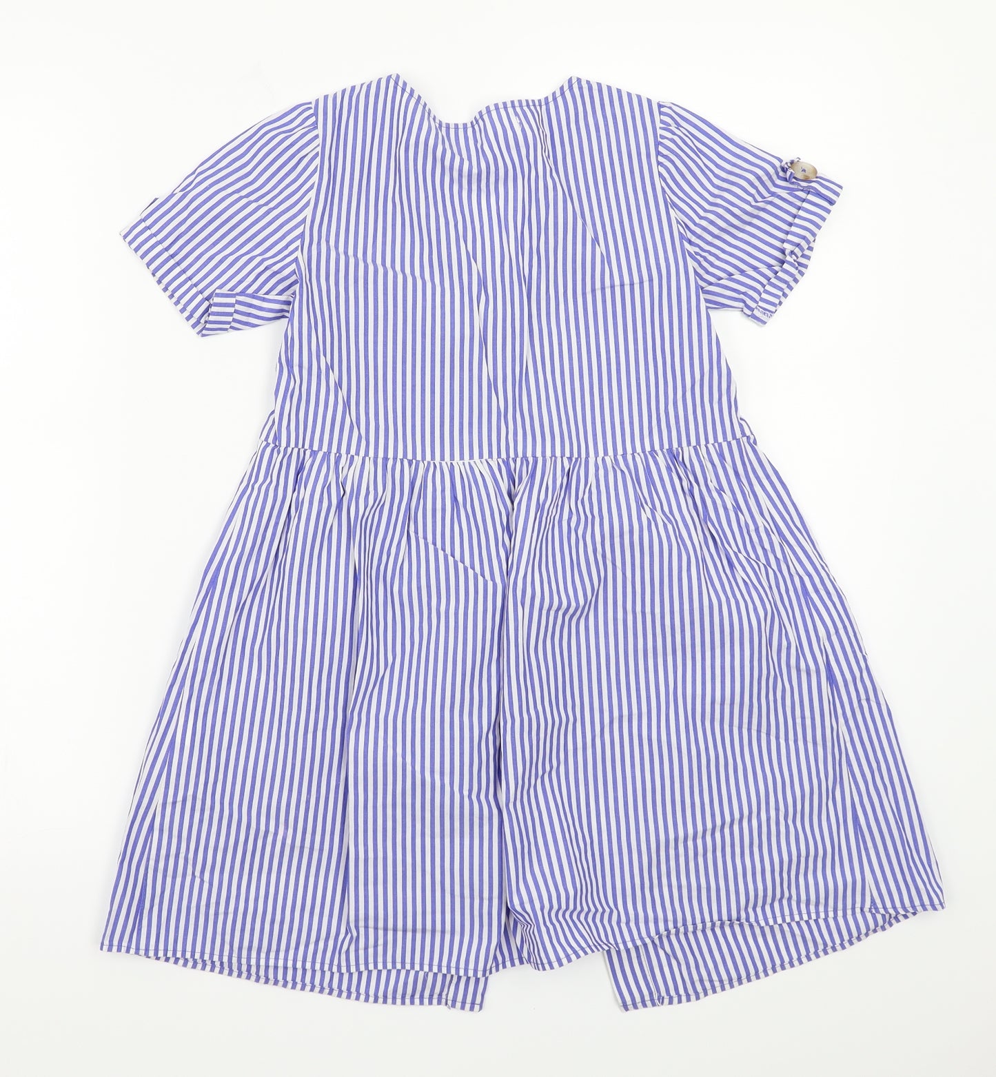 Zara Girls Blue Striped  A-Line  Size 9 Years