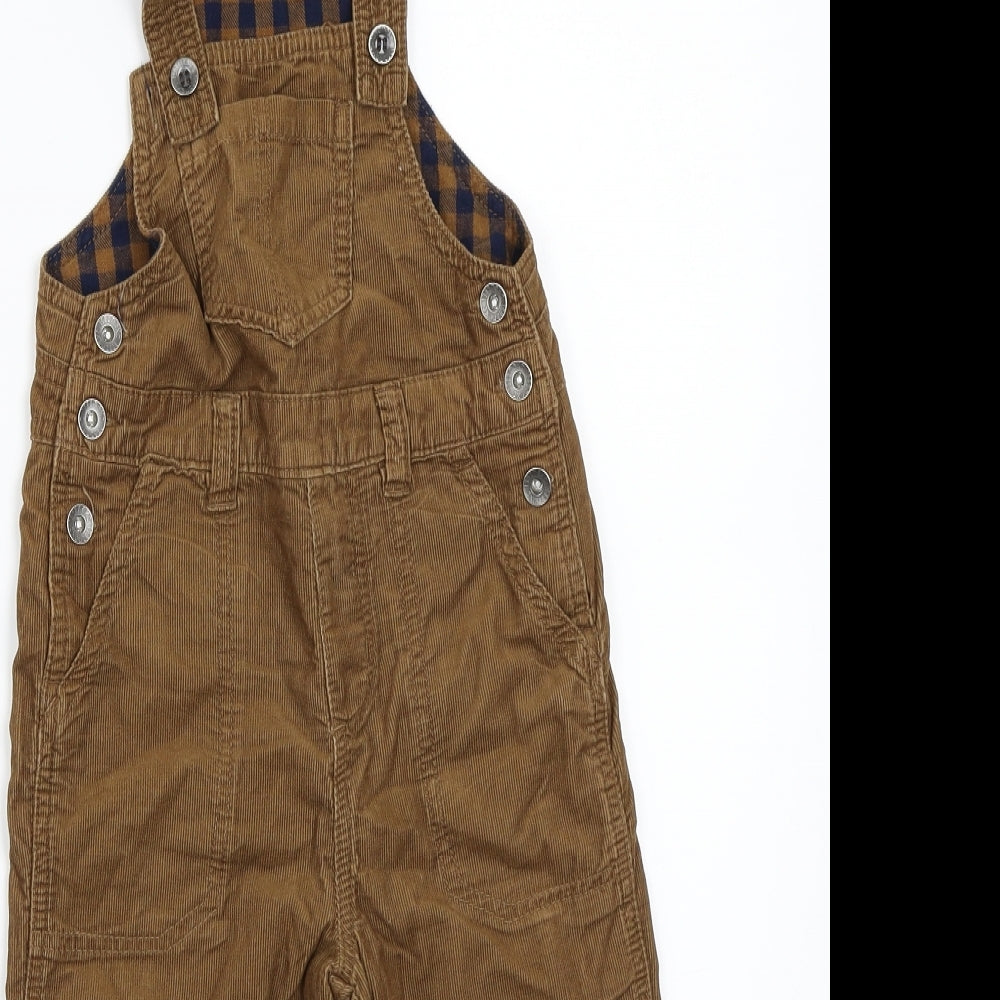 NEXT Boys Brown   Dungarees Trousers Size 2-3 Years