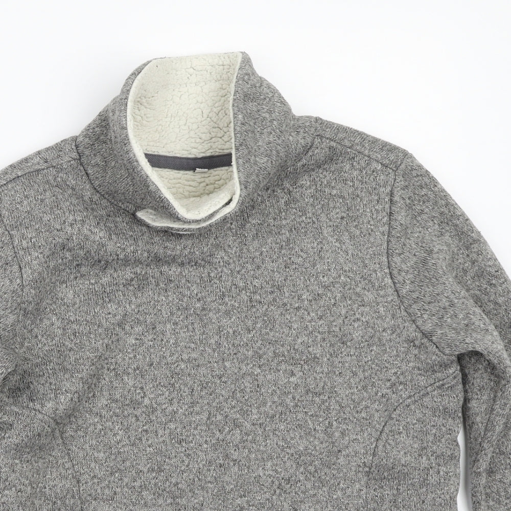 Marks and Spencer Girls Grey   Pullover Jumper Size 10-11 Years
