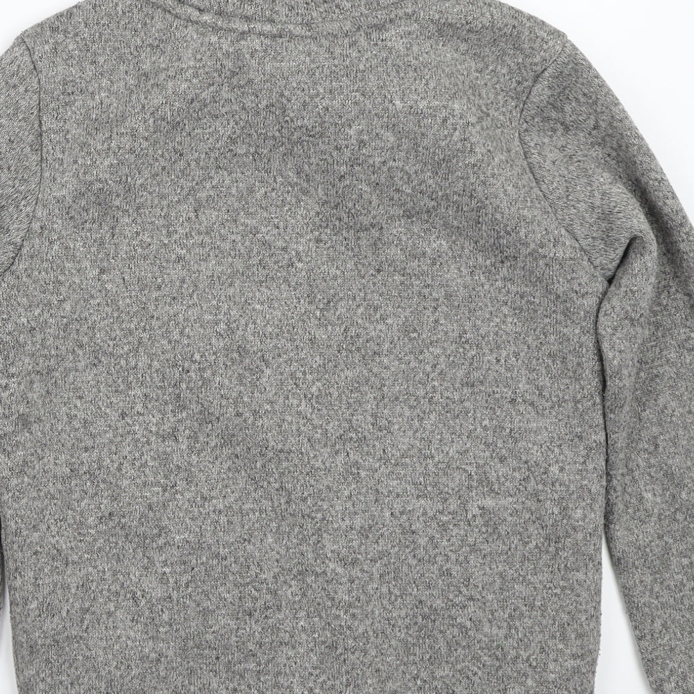 Marks and Spencer Girls Grey   Pullover Jumper Size 10-11 Years
