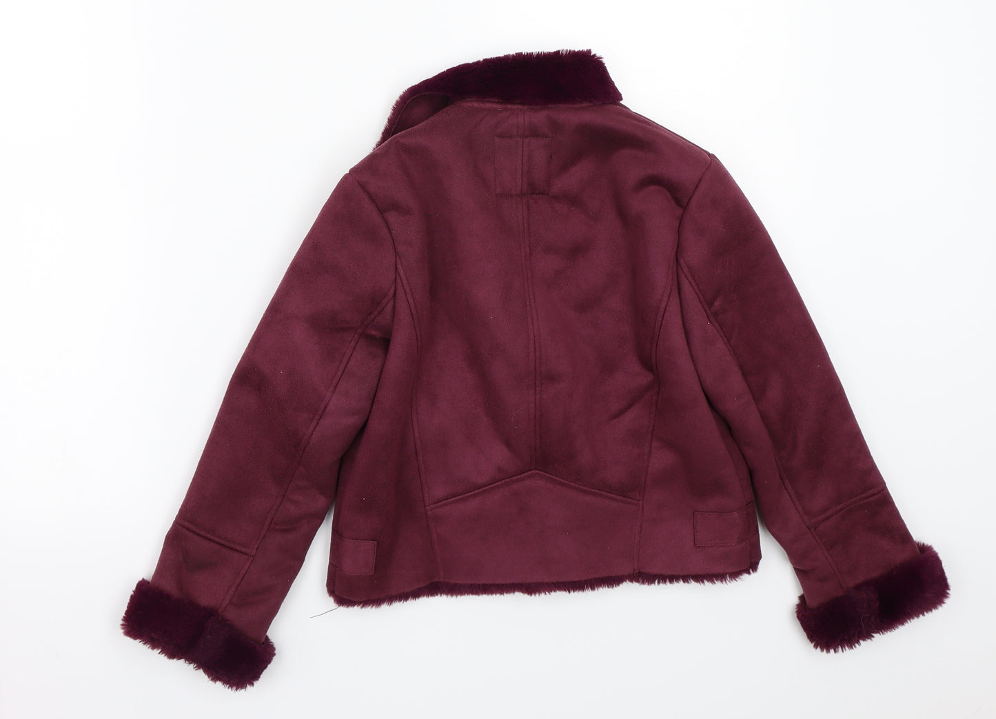 River Island Girls Purple   Jacket Coat Size 7-8 Years