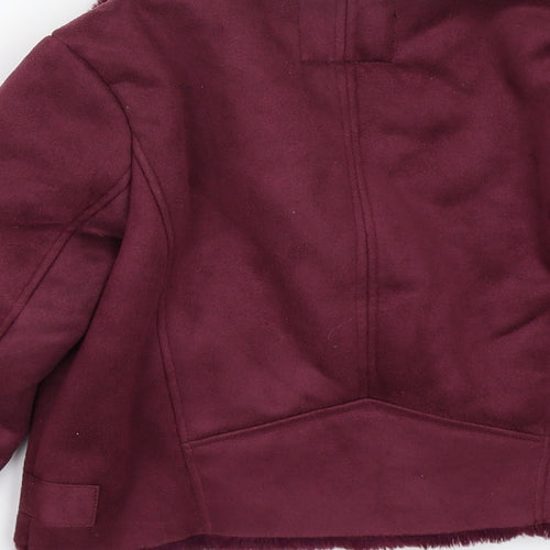 River Island Girls Purple   Jacket Coat Size 7-8 Years