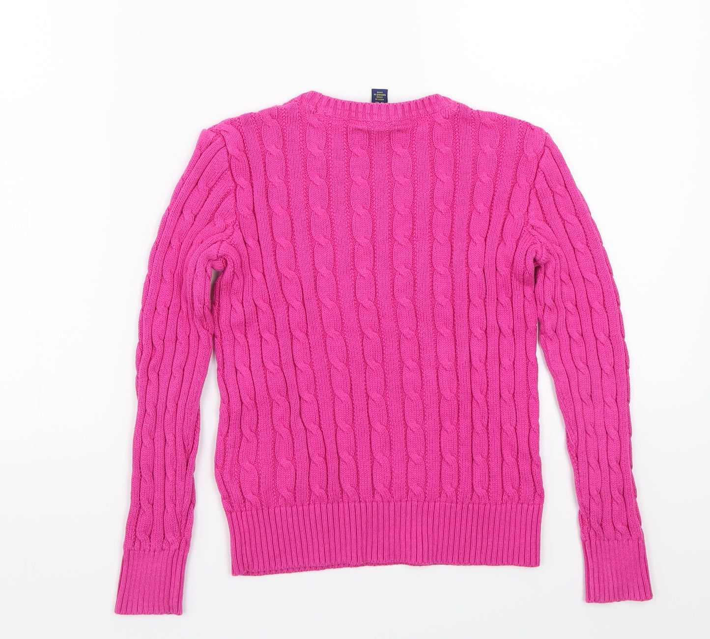 Polo Ralph Lauren Girls Pink   Pullover Jumper Size M