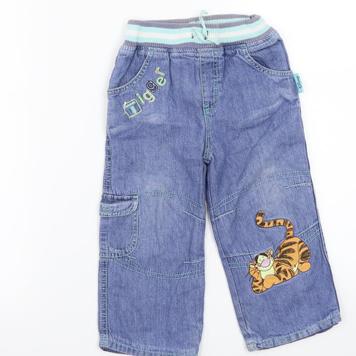 George Boys Blue   Straight Jeans Size 2-3 Years - Disney