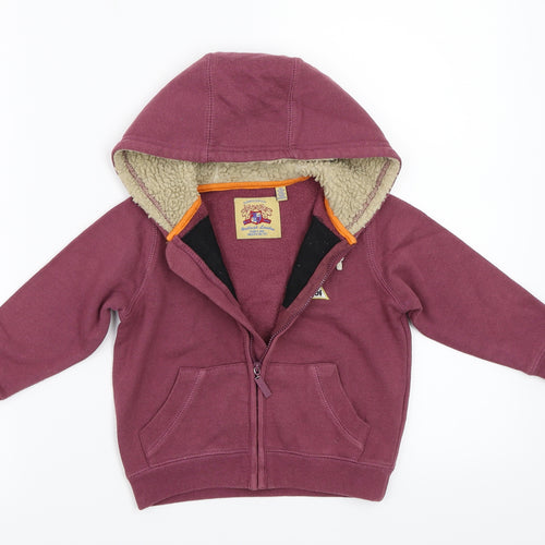 Authentic & british Boys Purple   Jacket Coat Size 2 Years