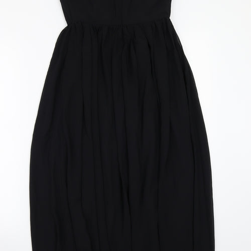 TD Womens Black   A-Line  Size 8