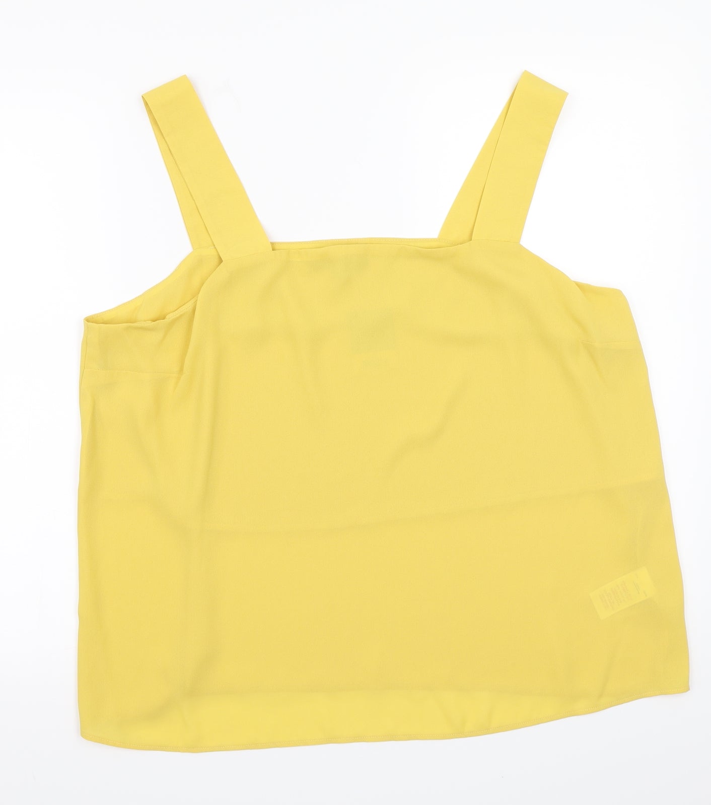 Peacocks Womens Yellow   Basic Blouse Size 20