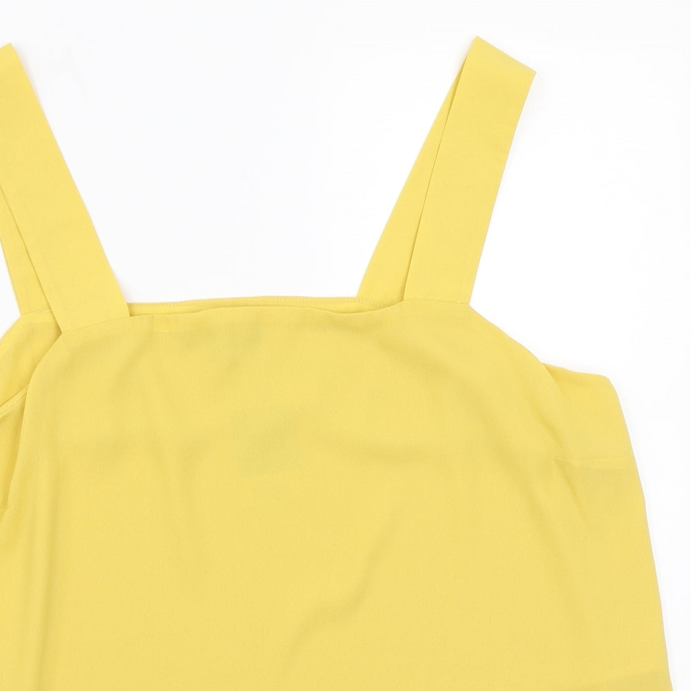 Peacocks Womens Yellow   Basic Blouse Size 20